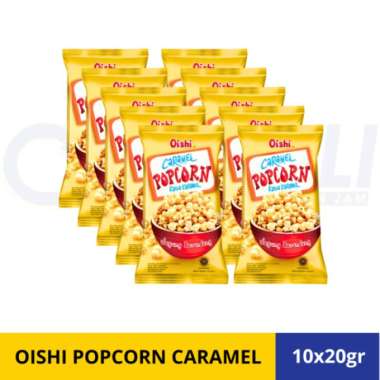 OISHI POPCORN CARAMEL 10x20gr