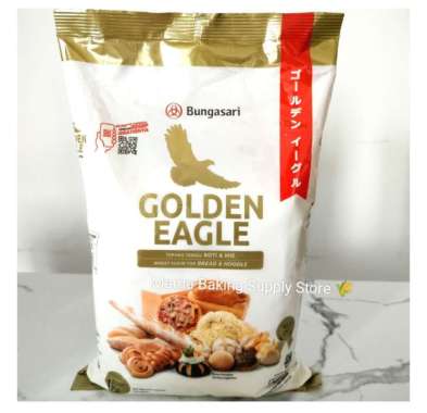 BUNGASARI GOLDEN EAGLE Tepung Terigu Protein Tinggi Bread Flour 1 kg