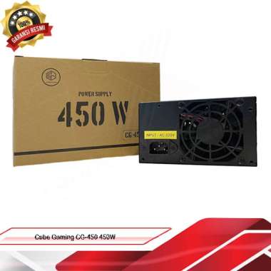 Cube Gaming CG-450 450W - Efficiency Up To 80% | PSU 450Watt