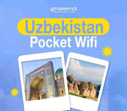 Pocket Wifi Sewa Modem Wifi Unlimited Uzbekistan Luar Negeri [GO CONNECT] Unlimited