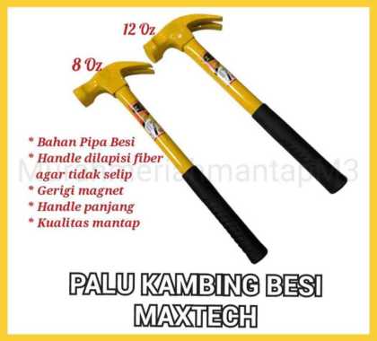 PALU KAMBING BESI MAXTECH / MARTIL TANDUK / HAMMER 12 oz