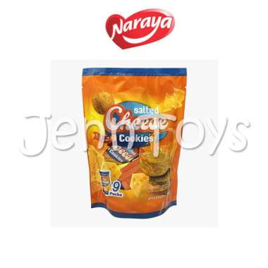 SALTED CHEESE COOKIES 9 Packs Naraya Cookies Salted Rich Cheese Cookies 90gr