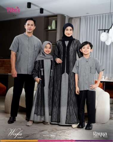 Sarimbit Muslim Nibras Terbaru 2025 Wafa Grey - GAMIS XS GAMIS XS
