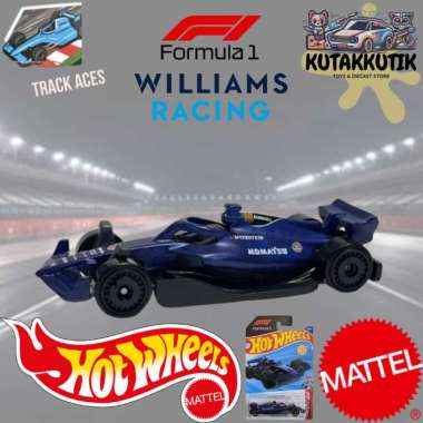 Hotwheels Mobil Balap Formula One F1 Williams Racing Biru Tua Lot E 2025 Track Aces Aston Martin