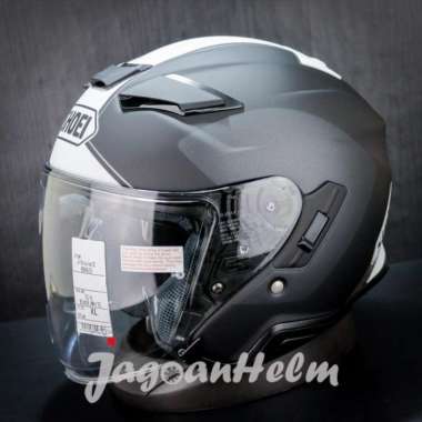 SHOEI HELM J-CRUISE II ADAGIO TC5 | BLACK WHITE| JCRUISE2 DOUBLE VISOR L