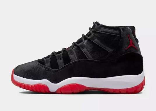 Air Jordan 11 Retro Bred Velvet Womens (100% Original) [DB5457-061] 38