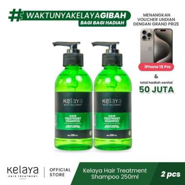 2 Botol Kelaya Hair Treatment Shampoo 250ml #WaktunyaKelayaGIBAH
