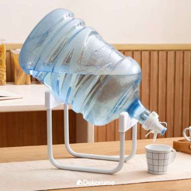 Dekoruma SHIHO Rak Galon dan Kran Air Galon - Putih