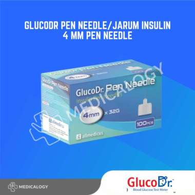 Glucodr Pen Needle/Jarum Insulin 4 mm glucodr pen needle