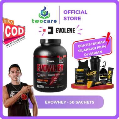 Evolene Evowhey Evo Whey EVOSORPTION 1550 Gram 50 Serving New Evolene Whey Protein Chocolate Fudge,H