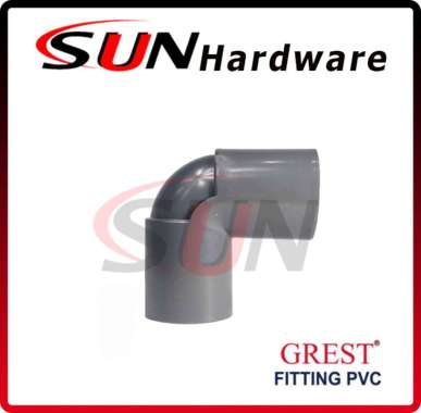 Knie Pipa Pvc 3/4 Inch Grest Sambungan Fitting Elbow Keni Knee L