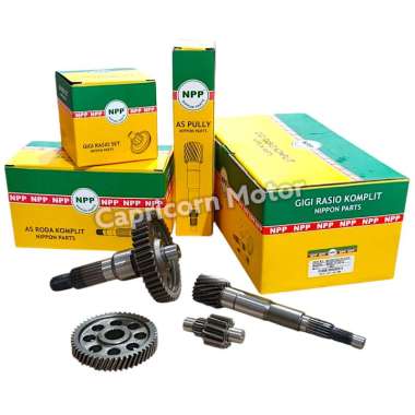 GIGI RASIO ASSY GARDAN SET BEAT FI SCOOPY FI VARIO 110 FI SPACY FI INJEKSI GEARBOX SUSUN NPP