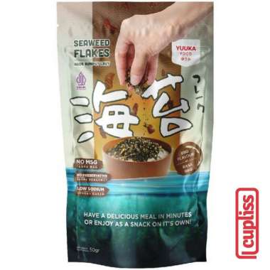 YUUKA FOOD Abon Rumput Laut Seaweed Flakes 50gr MPASI Barbeque