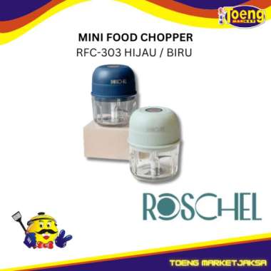 CHOPPER KACA PORTABLE USB / MINI FOOD CHOPPER RFC-303 HIJAU/BIRU ROSCHEL HIJAU