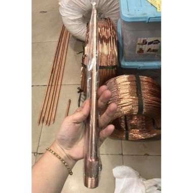 tombak penangkal petir uk 3/4 pipa 60 cm / splitzen anti petir Anti petir saja Anti petir