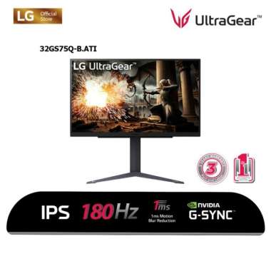 LG UltraGear 32GS75Q-B 32" QHD IPS Gaming Monitor 1ms 200Hz (OC) sRGB 99%