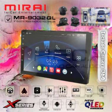 MIRAI MR-9032QL X Series 8/256 GB 9" Android MR-9032 QL + Camera 360