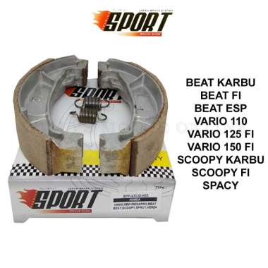 Kampas Rem Belakang Beat Vario PREMIUM SPORT Kampas rem tromol Vario Beat Firodo Vario
