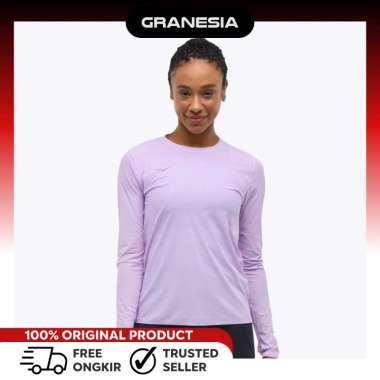 Baju Olaharaga Wanita HK Airolite Run Long Sleeve|Kaos Olaharaga Lari Fitness Gym Lengan Panjang XS