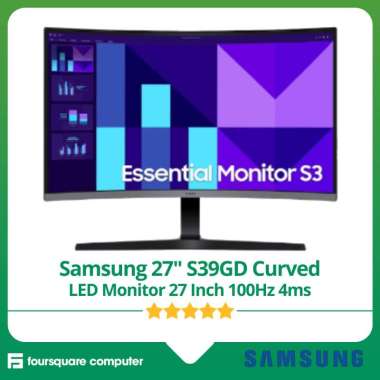 Samsung 27 Inch S39GD Curved LED Monitor 24 Inch 100Hz Resmi