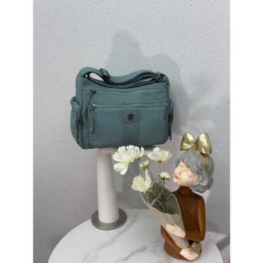 Tas Selempang Wanita Chibao CB 8896-SF-C Lis + Free Dustbag CB 8896-SF-C Lis Biru