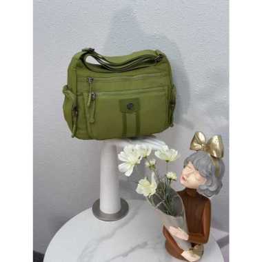 Tas Selempang Wanita Chibao CB 8896-SF-C Lis + Free Dustbag CB 8896-SF-C Lis Hijau