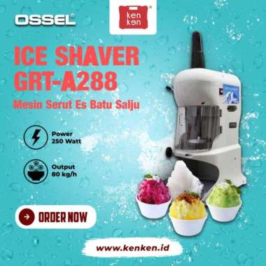 OSSEL Mesin Ice Shaver Mesin Serut Snow Ice Serut Es batu Salju Serut Es