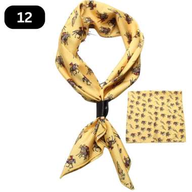 AEGON SCARF - 58x58cm MEN SCARF Korean syal scarf leher neck scarf wedding scarf 12