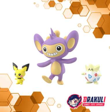 Toys BANDAI Pokemon Scale World Johto 10 - Pichu Togepi Aipom