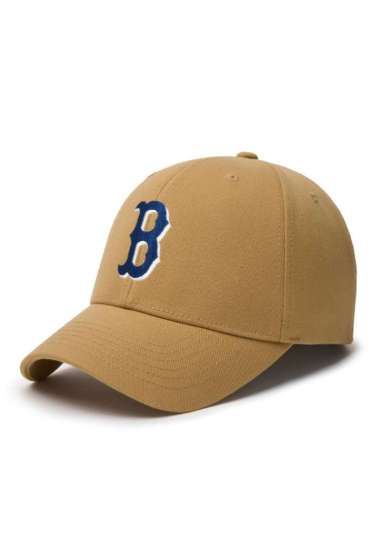 MLB Korea MLB Korea Varsity Boston Red Sox Ball Cap - Dark Beige