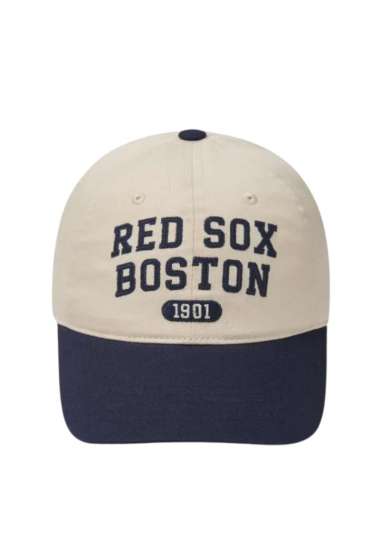 MLB Korea Varsity Boston Red Sox Ball Cap - Dark Navy