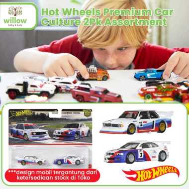 Mainan Anak - Hot Wheels Premium Car Culture 2Pk Asst