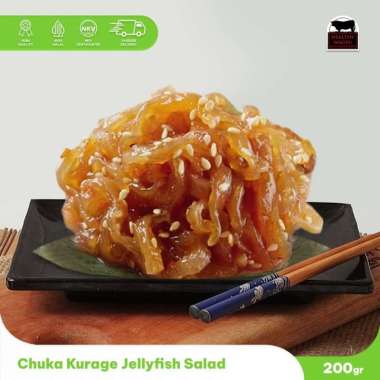 Chuka Kurage Salad Ubur-Ubur Jellyfish 200gr Healthy Wagyu
