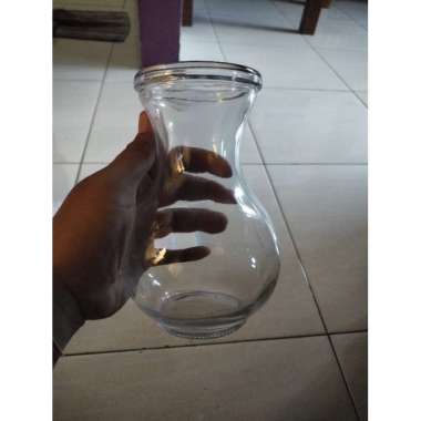 VAS BUNGA KACA BUNDAR / POT BUNGA TANAMAN AIR / VAS BUNGA AESTHETIC ESTETIK / Vase