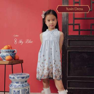 Harlow Kids - Yuxin Dress Sky Blue M
