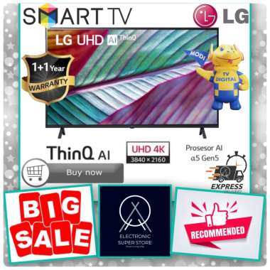 LED LG 50UR7500PSC 50UR75 SMART TV 50INCH 4K UHD DIGITAL TV THINQ AI TV LG 50" SMART TV