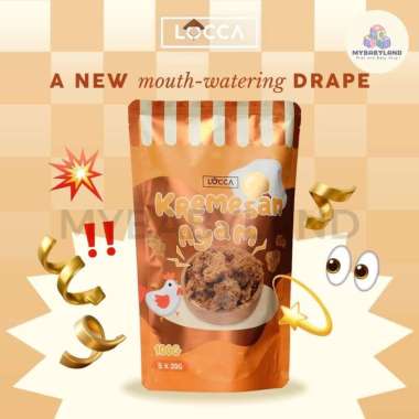 LOCCA Shirasu Teri Jepang | Locca Kremesan Ayam | Taburan Camilan Jepang Sehat | Halal | MPASI Locca