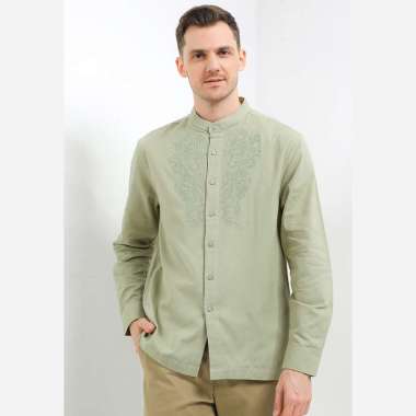 Hush Puppies Kemeja Pria Kk Baklava Sage Sage L