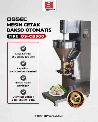 OSSEL Mesin Cetak Bakso Pencetak Bakso Pencetak Pentol Meatball Maker OS-CB300 OSSEL TERMURAH VIRAL