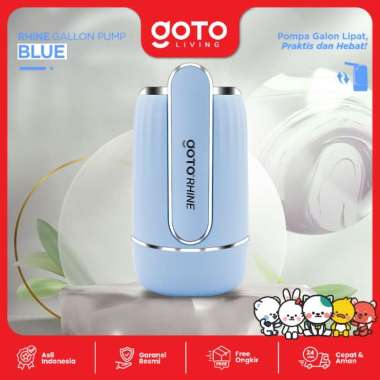 Goto Rhine Pompa Galon Elektrik Dispenser Air Minum Pump Charge USB BLUE