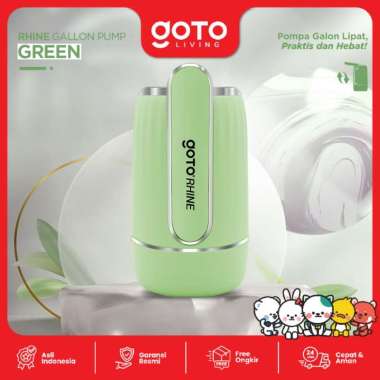 Goto Rhine Pompa Galon Elektrik Dispenser Air Minum Pump Charge USB GREEN