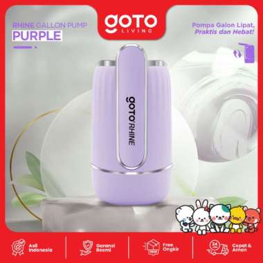 Goto Rhine Pompa Galon Elektrik Dispenser Air Minum Pump Charge USB PURPLE