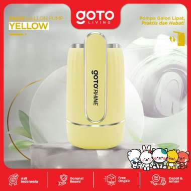 Goto Rhine Pompa Galon Elektrik Dispenser Air Minum Pump Charge USB YELLOW