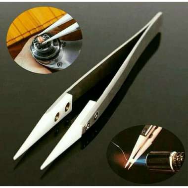 Pinset Vetus Tweezers Bent Ceramic pinset ceramic