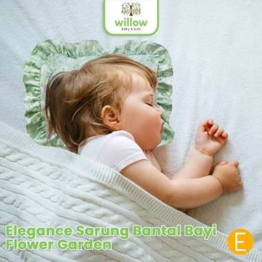 Case Bantal Bayi - Elegance Sarung Bantal Bayi Flower Garden (Only Case)