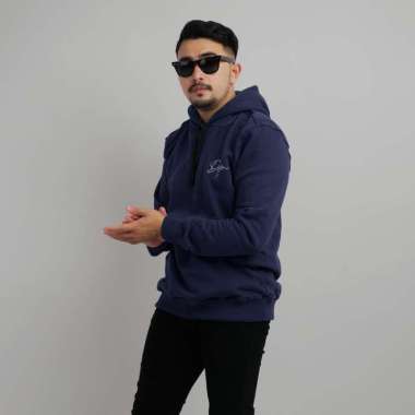 DGM Fashion Hoodie panjang polos Casual 010 1798 HOODIE L