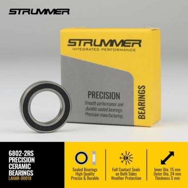Strummer Sealed Bearing (Hybrid Ceramic) Bearing/Lahar/Laker Hub 6802-2RS