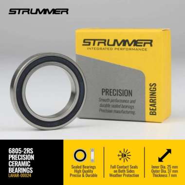 Strummer Sealed Bearing (Hybrid Ceramic) Bearing/Lahar/Laker Hub 6805-2RS