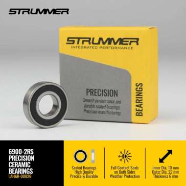 Strummer Sealed Bearing (Hybrid Ceramic) Bearing/Lahar/Laker Hub 6900-2RS