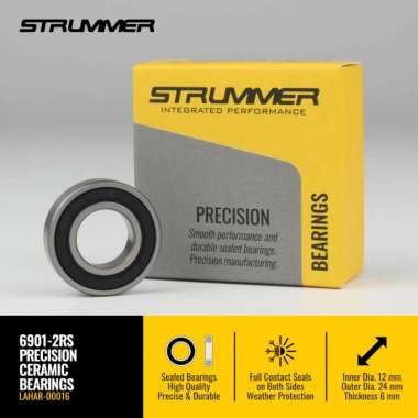 Strummer Sealed Bearing (Hybrid Ceramic) Bearing/Lahar/Laker Hub 6901-2RS
